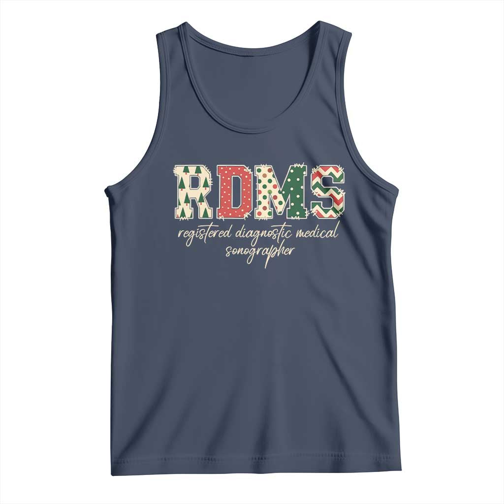 Sonographer Christmas Tank Top RDMS Ultrasound Tech Technologist Gift - Wonder Print Shop