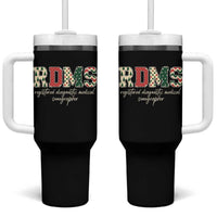 Sonographer Christmas Tumbler With Handle RDMS Ultrasound Tech Technologist Gift - Wonder Print Shop