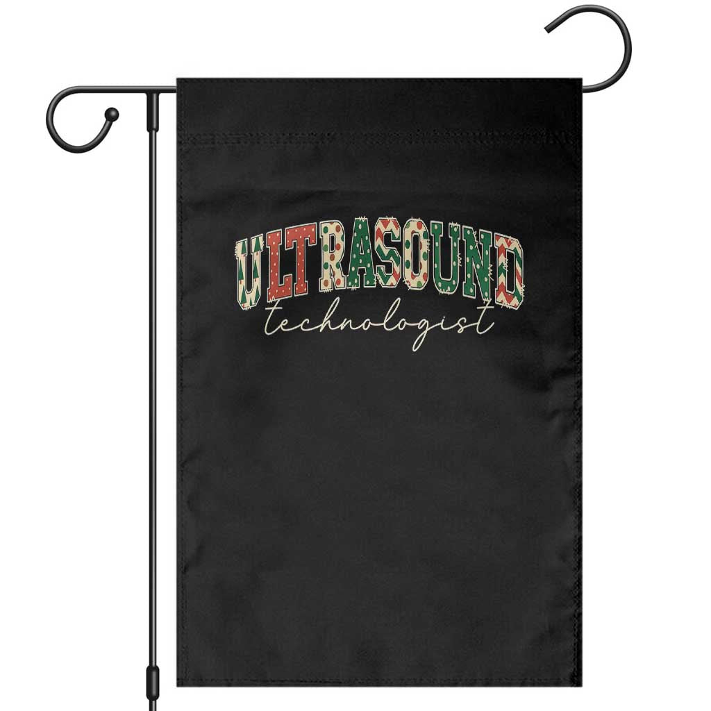 Christmas Ultrasound Technologist Garden Flag Sonographer Sonography Student  Gift - Wonder Print Shop