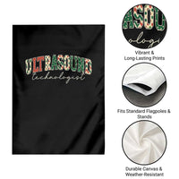 Christmas Ultrasound Technologist Garden Flag Sonographer Sonography Student  Gift - Wonder Print Shop