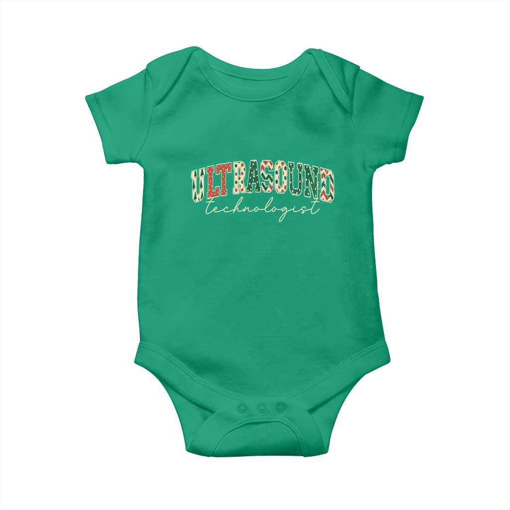 Christmas Ultrasound Technologist Baby Onesie Sonographer Sonography Student  Gift - Wonder Print Shop