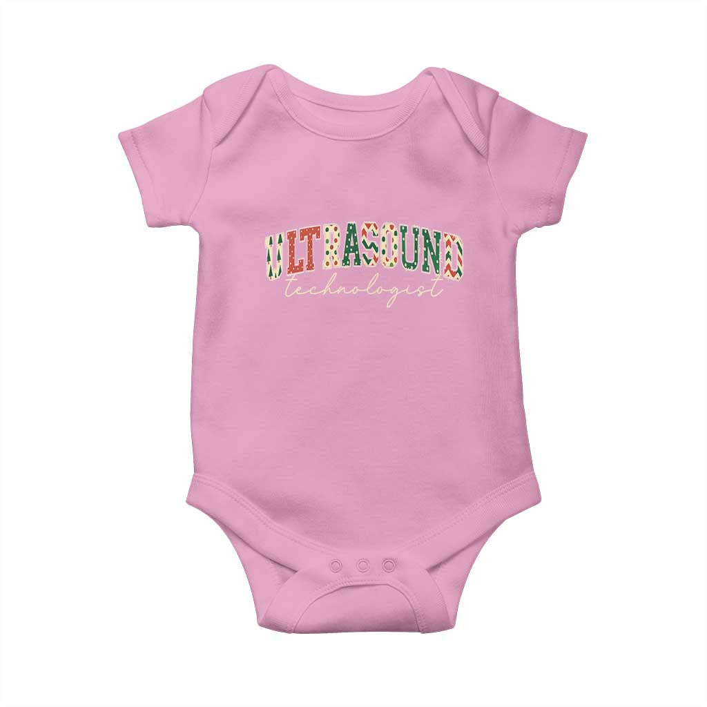 Christmas Ultrasound Technologist Baby Onesie Sonographer Sonography Student  Gift - Wonder Print Shop