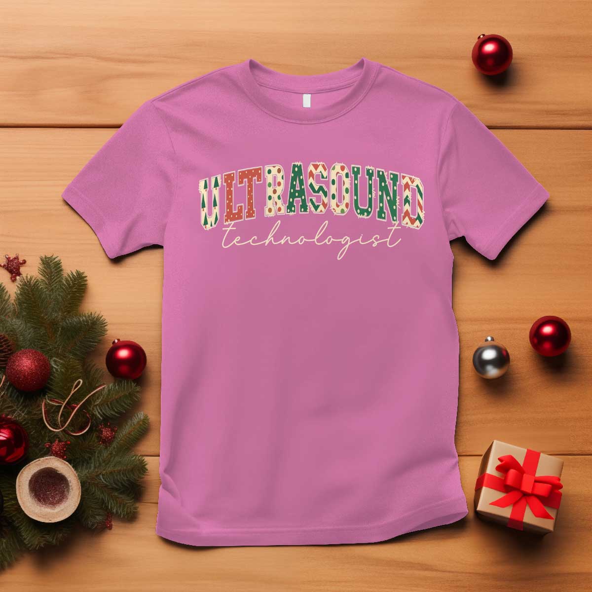 Christmas Ultrasound Technologist T Shirt Sonographer Sonography Student  Gift - Wonder Print Shop