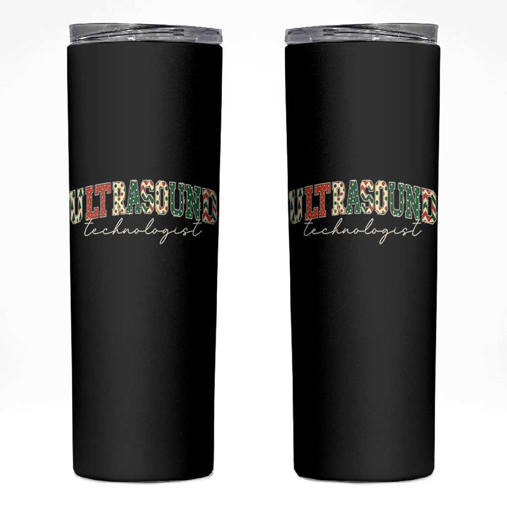 Christmas Ultrasound Technologist Skinny Tumbler Sonographer Sonography Student  Gift - Wonder Print Shop
