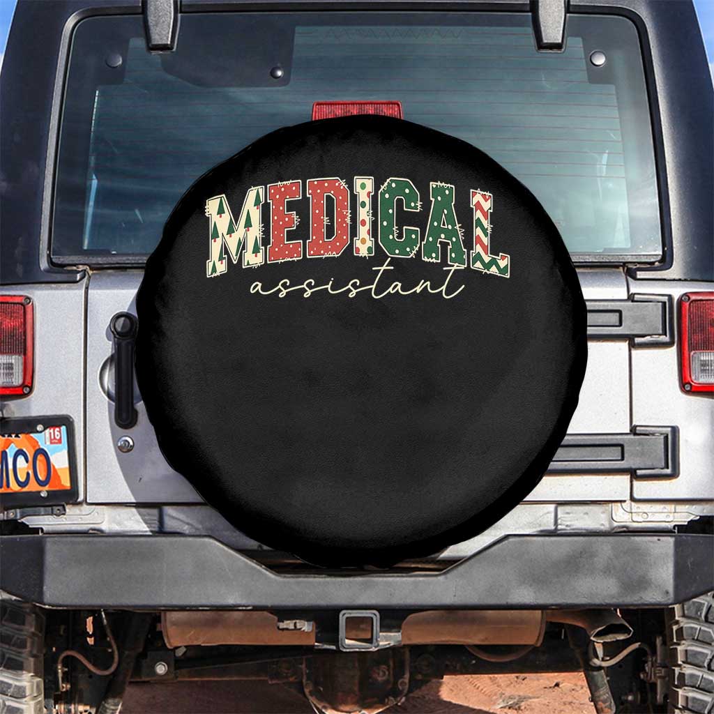 Christmas Medical Assistant Spare Tire Cover MA Nurse Grad Gift - Wonder Print Shop