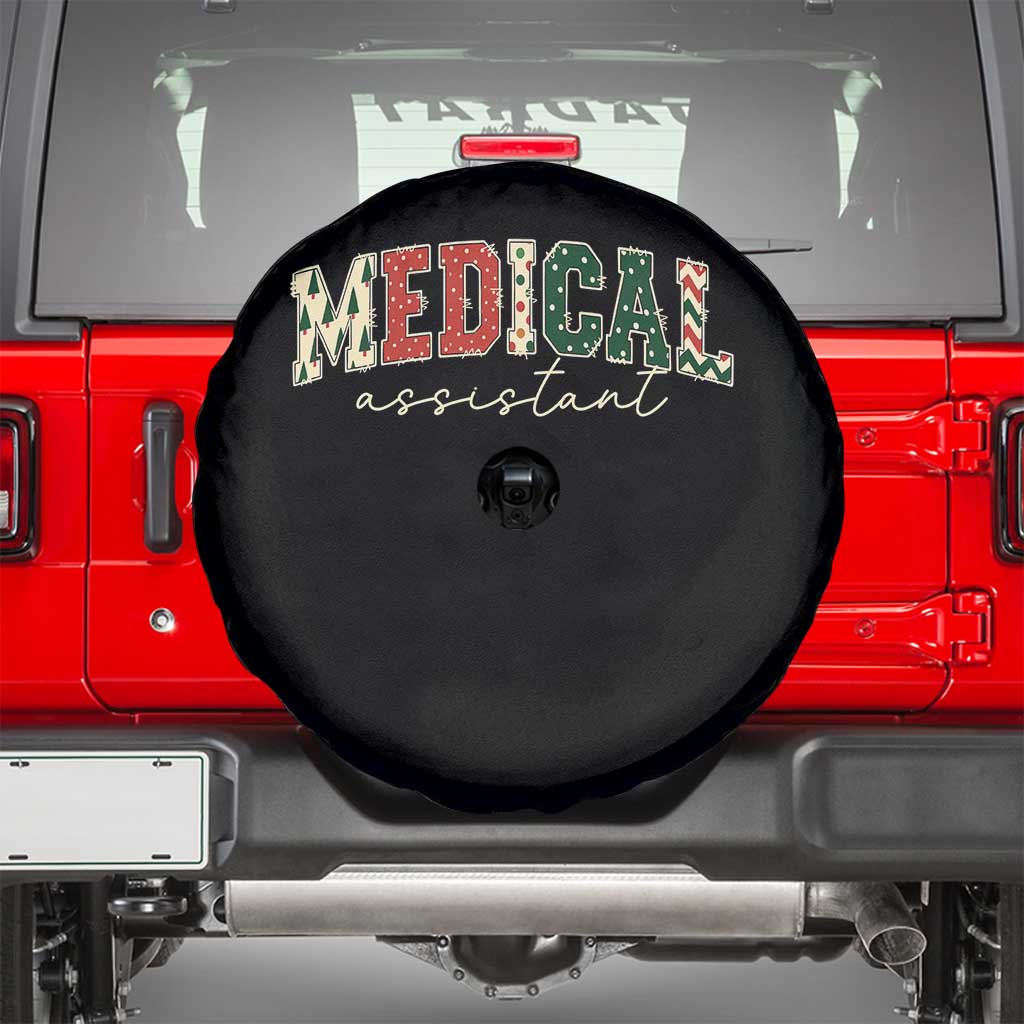 Christmas Medical Assistant Spare Tire Cover MA Nurse Grad Gift - Wonder Print Shop