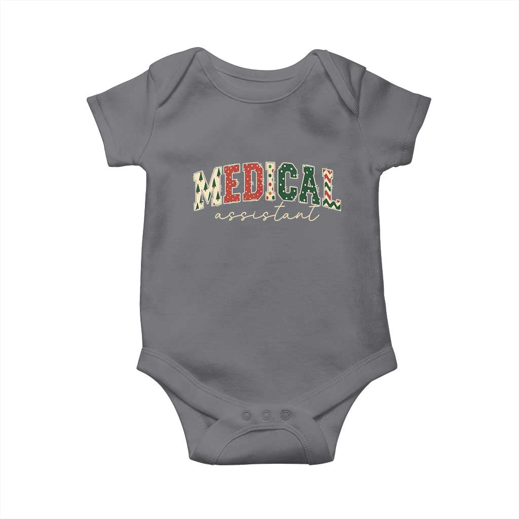 Christmas Medical Assistant Baby Onesie MA Nurse Grad Gift - Wonder Print Shop