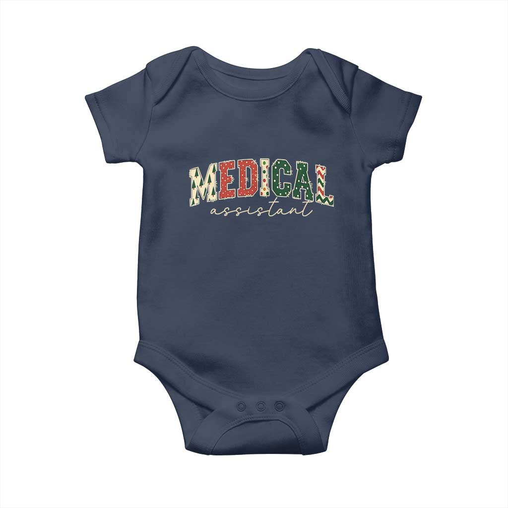 Christmas Medical Assistant Baby Onesie MA Nurse Grad Gift - Wonder Print Shop