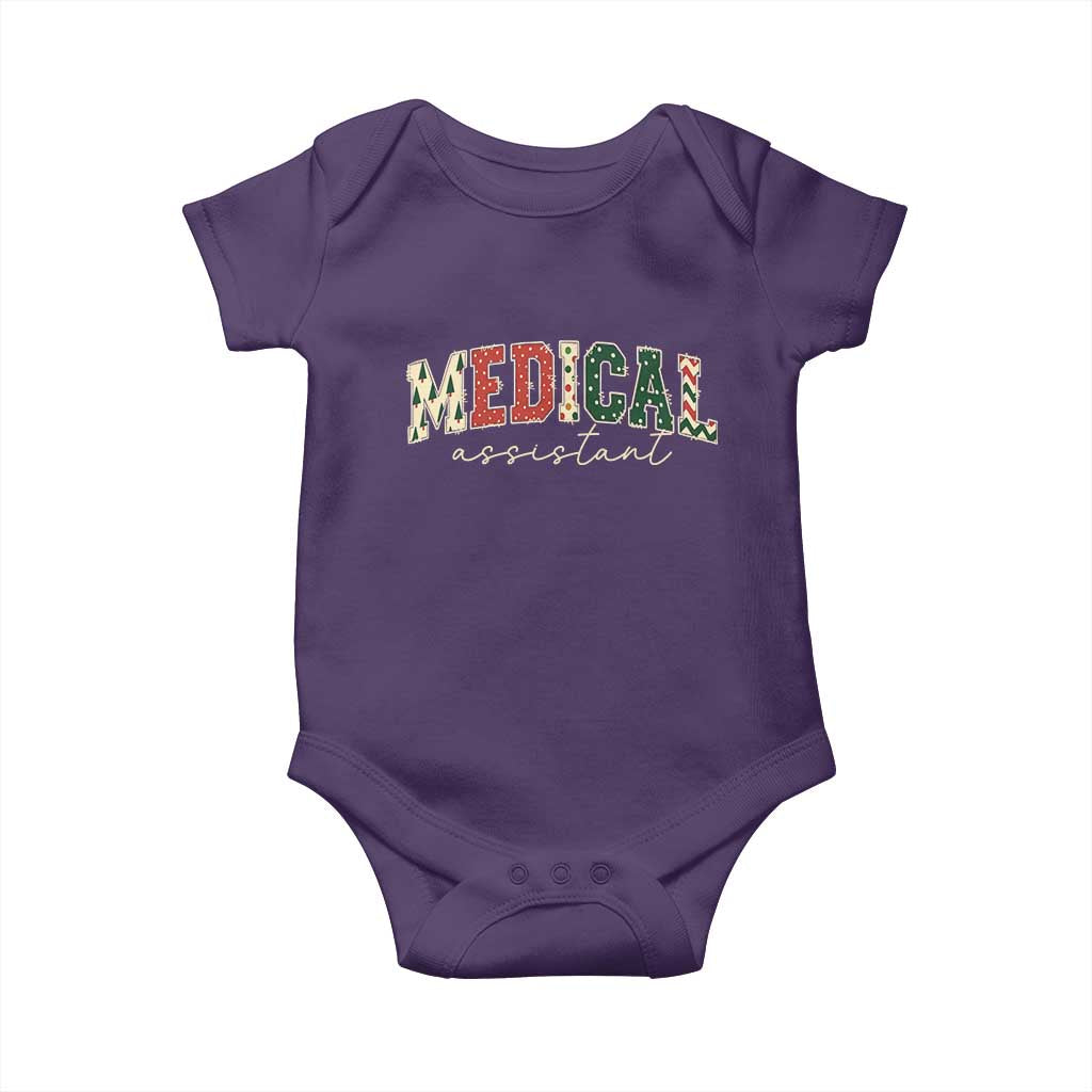 Christmas Medical Assistant Baby Onesie MA Nurse Grad Gift - Wonder Print Shop