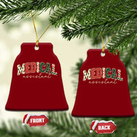 Christmas Medical Assistant Ceramic Ornament MA Nurse Grad Gift - Wonder Print Shop