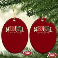 Christmas Medical Assistant Ceramic Ornament MA Nurse Grad Gift - Wonder Print Shop