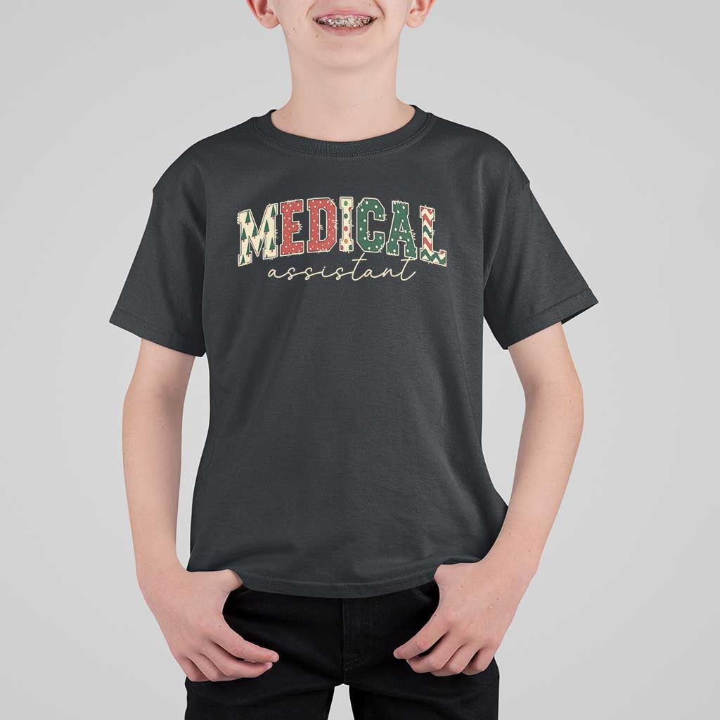 Christmas Medical Assistant T Shirt For Kid MA Nurse Grad Gift - Wonder Print Shop
