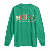 Christmas Medical Assistant Long Sleeve Shirt MA Nurse Grad Gift - Wonder Print Shop