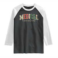 Christmas Medical Assistant Raglan Shirt MA Nurse Grad Gift - Wonder Print Shop