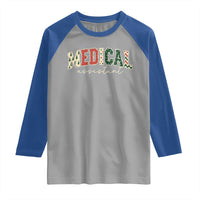 Christmas Medical Assistant Raglan Shirt MA Nurse Grad Gift - Wonder Print Shop