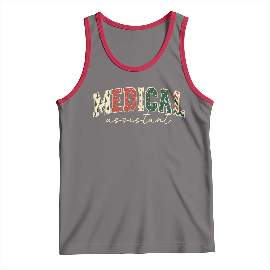 Christmas Medical Assistant Tank Top MA Nurse Grad Gift - Wonder Print Shop