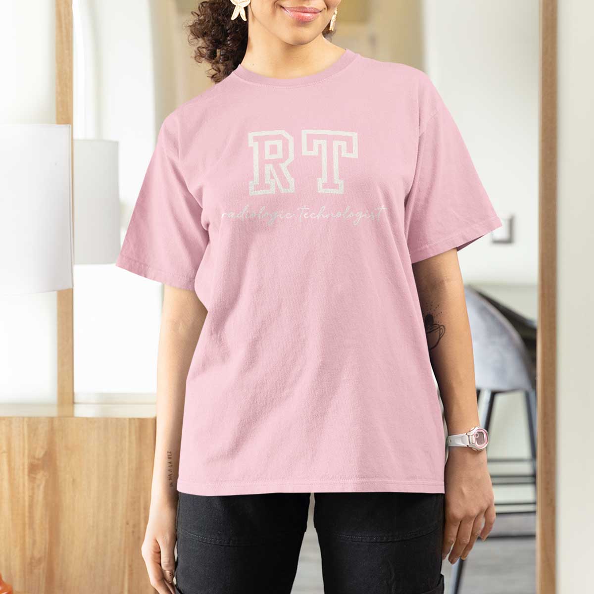 Radiology Technologist T Shirt For Women RT Xray Rad Tech Gift - Wonder Print Shop