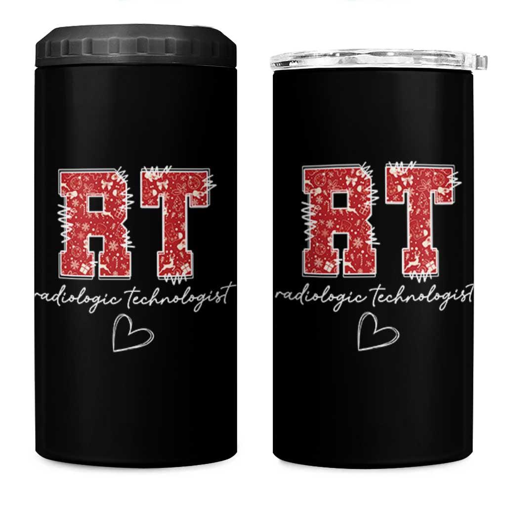 Christmas Radiology 4 in 1 Can Cooler Tumbler RT Xray Rad Tech Gift - Wonder Print Shop