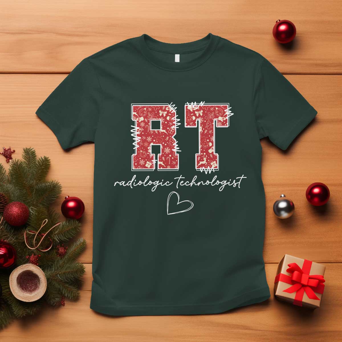 Christmas Radiology T Shirt RT Xray Rad Tech Gift - Wonder Print Shop