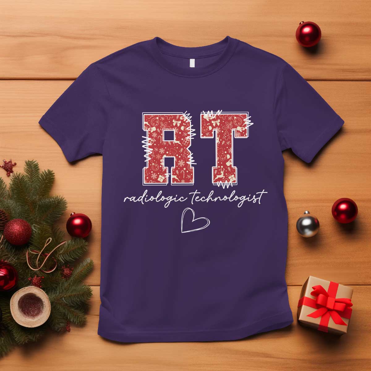 Christmas Radiology T Shirt RT Xray Rad Tech Gift - Wonder Print Shop