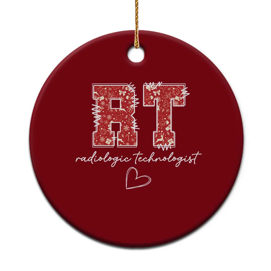 Christmas Radiology Ceramic Ornament RT Xray Rad Tech Gift - Wonder Print Shop