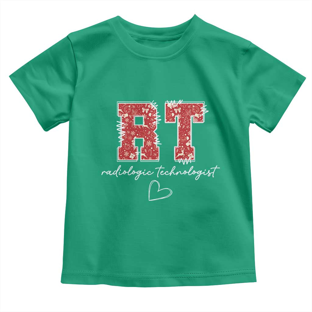Christmas Radiology Toddler T Shirt RT Xray Rad Tech Gift - Wonder Print Shop