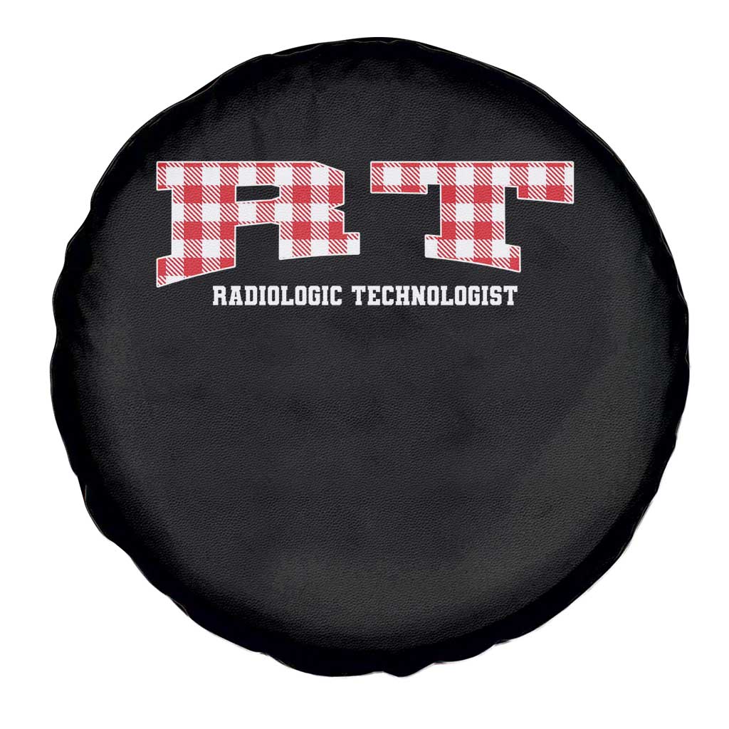 Christmas Radiology Technologist Spare Tire Cover Buffalo Plaid RT Rad Tech Gift - Wonder Print Shop