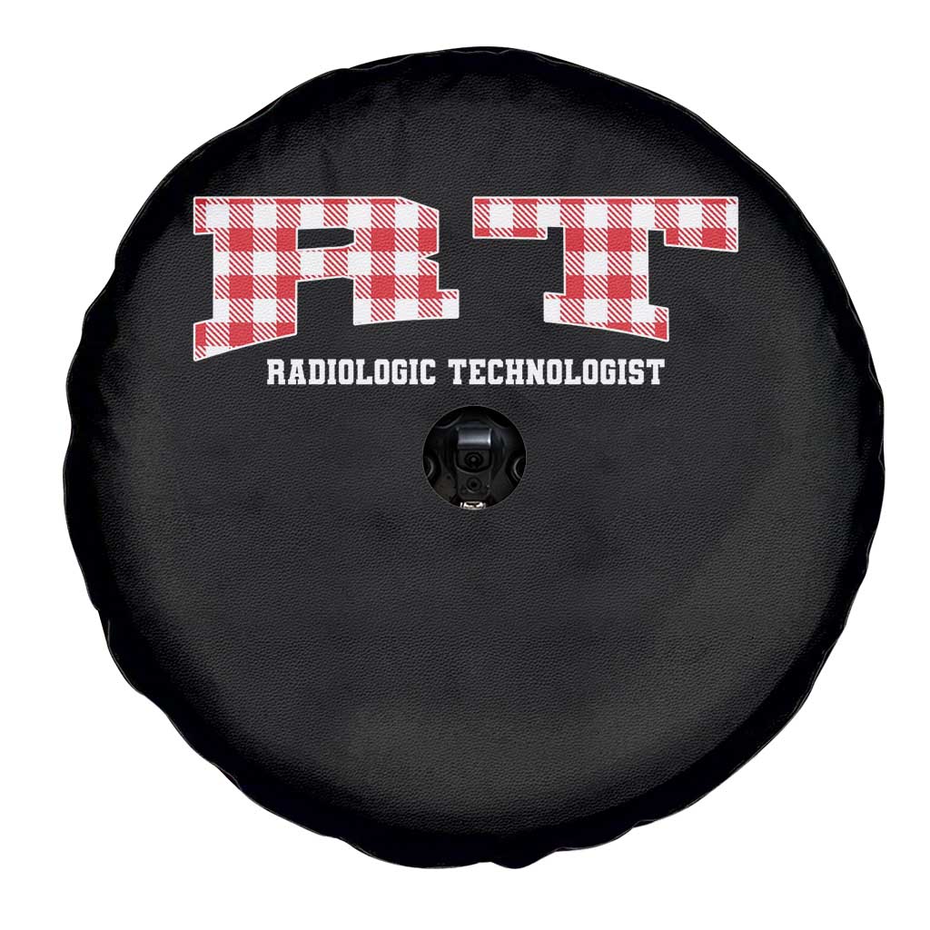 Christmas Radiology Technologist Spare Tire Cover Buffalo Plaid RT Rad Tech Gift - Wonder Print Shop