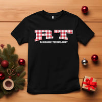 Christmas Radiology Technologist T Shirt Buffalo Plaid RT Rad Tech Gift - Wonder Print Shop