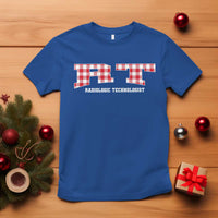 Christmas Radiology Technologist T Shirt Buffalo Plaid RT Rad Tech Gift - Wonder Print Shop