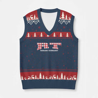 Xmas Radiology Technologist V-Neck Knit Sweater Vest Buffalo Plaid RT Rad Tech Gift - Wonder Print Shop