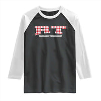 Christmas Radiology Technologist Raglan Shirt Buffalo Plaid RT Rad Tech Gift - Wonder Print Shop