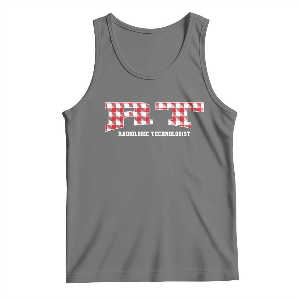Christmas Radiology Technologist Tank Top Buffalo Plaid RT Rad Tech Gift - Wonder Print Shop