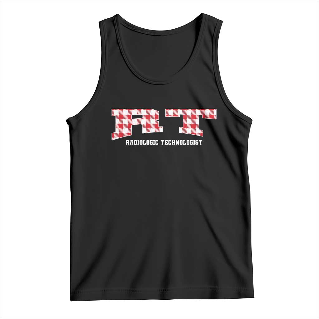 Christmas Radiology Technologist Tank Top Buffalo Plaid RT Rad Tech Gift - Wonder Print Shop