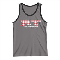 Christmas Radiology Technologist Tank Top Buffalo Plaid RT Rad Tech Gift - Wonder Print Shop