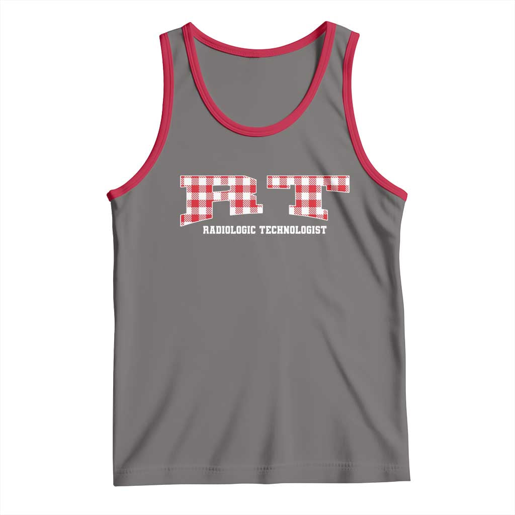 Christmas Radiology Technologist Tank Top Buffalo Plaid RT Rad Tech Gift - Wonder Print Shop