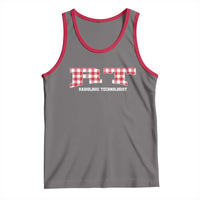 Christmas Radiology Technologist Tank Top Buffalo Plaid RT Rad Tech Gift - Wonder Print Shop
