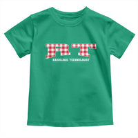 Christmas Radiology Technologist Toddler T Shirt Buffalo Plaid RT Rad Tech Gift - Wonder Print Shop