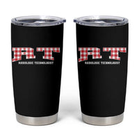 Christmas Radiology Technologist Tumbler Cup Buffalo Plaid RT Rad Tech Gift - Wonder Print Shop