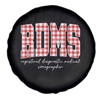 Christmas RDMS Spare Tire Cover Buffalo Plaid Sonographer Ultrasound Tech Gift - Wonder Print Shop
