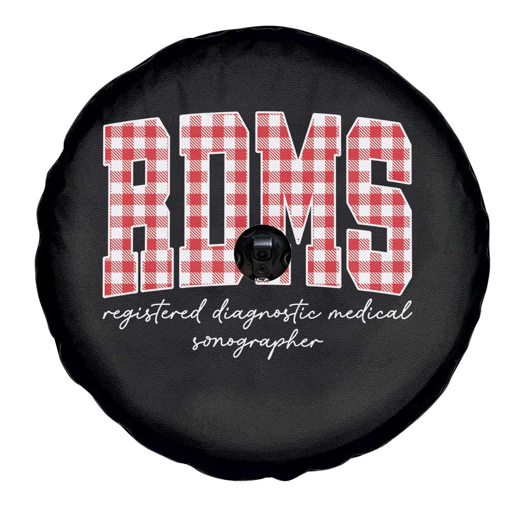 Christmas RDMS Spare Tire Cover Buffalo Plaid Sonographer Ultrasound Tech Gift - Wonder Print Shop