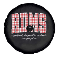 Christmas RDMS Spare Tire Cover Buffalo Plaid Sonographer Ultrasound Tech Gift - Wonder Print Shop