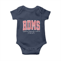 Christmas RDMS Baby Onesie Buffalo Plaid Sonographer Ultrasound Tech Gift - Wonder Print Shop