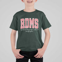 Christmas RDMS T Shirt For Kid Buffalo Plaid Sonographer Ultrasound Tech Gift - Wonder Print Shop