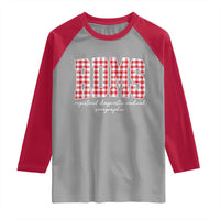 Christmas RDMS Raglan Shirt Buffalo Plaid Sonographer Ultrasound Tech Gift - Wonder Print Shop