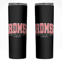 Christmas RDMS Skinny Tumbler Buffalo Plaid Sonographer Ultrasound Tech Gift - Wonder Print Shop