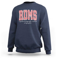 Christmas RDMS Sweatshirt Buffalo Plaid Sonographer Ultrasound Tech Gift - Wonder Print Shop
