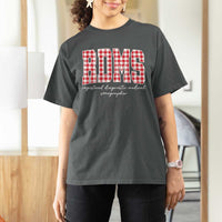 Christmas RDMS T Shirt For Women Buffalo Plaid Sonographer Ultrasound Tech Gift - Wonder Print Shop