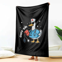 Goose Nurse Throw Blanket Cuff Em Cute Nursing Graduation Gift - Wonder Print Shop