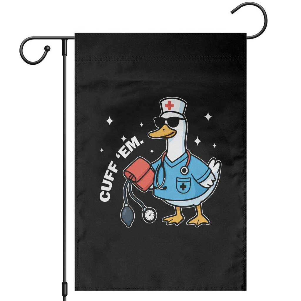 Goose Nurse Garden Flag Cuff Em Cute Nursing Graduation Gift - Wonder Print Shop